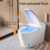 Vipbear Smart Toilet with Bidet Built in, Heated Seat, 4 Cleaning Modes, Child Mode, Warm Dryer & LED Display