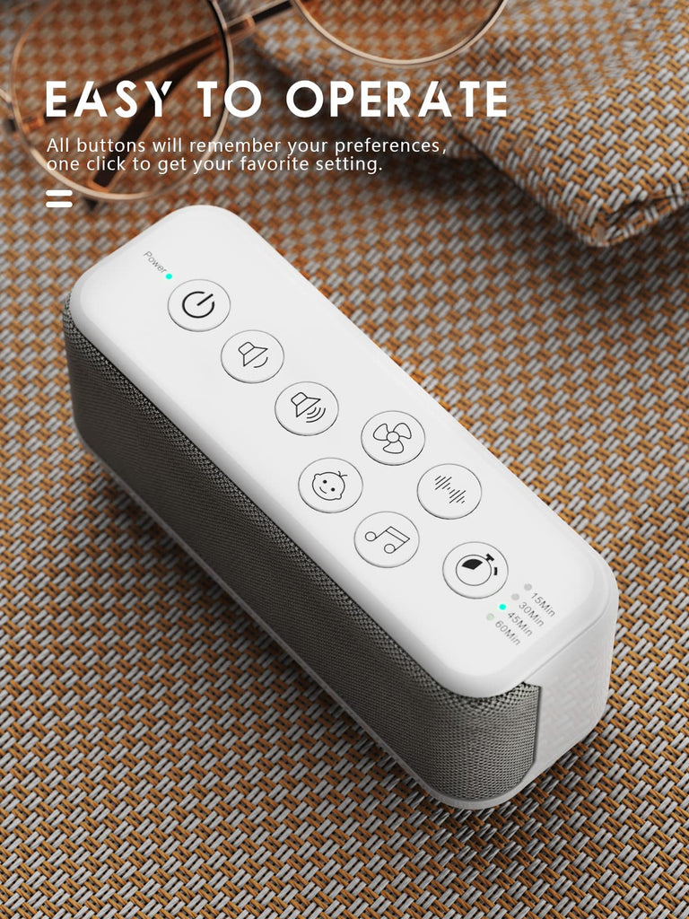 White Noise Machine, Sound Machine Privacy, Sleep and Focus