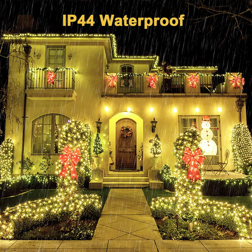 360 LED Christmas Net Lights, Warm White, 12ft x 5ft