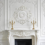 28 Inch Large Ceiling Medallion for Chandelier, French Victorian PU Ceiling Medallion Combination Decorative
