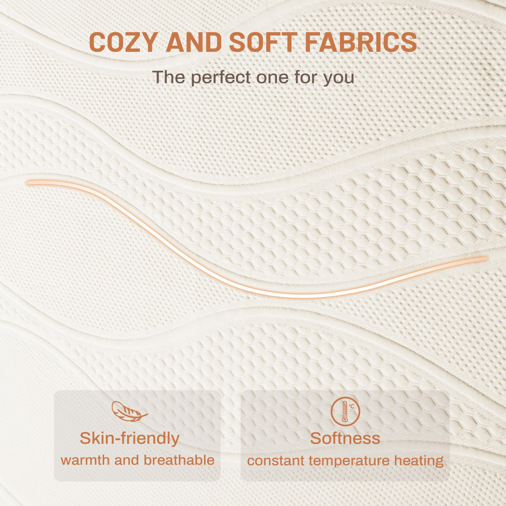 Heated Mattress Pad Twin XL Size, Bed Warmer with One Controller
