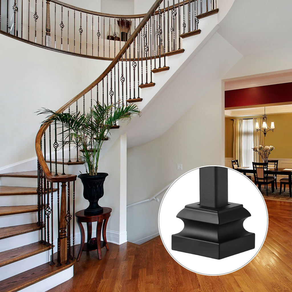 48 Pcs Iron Baluster Shoes for Square Staircase Balusters