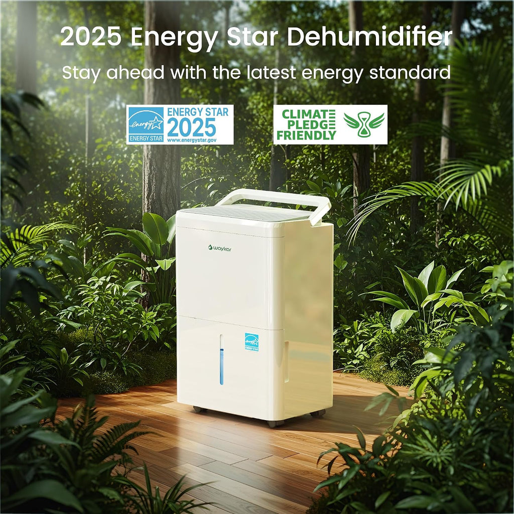 2000 Sq. Ft. Energy Star 2025 Dehumidifier for Basement & Home, Adjusts from 15% RH With Drain Hose, Ultra Quiet 35 dB