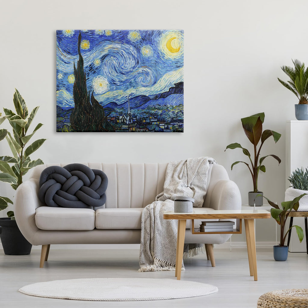 Starry Night Post, 36 x 48 Inch Canvas Wall Art