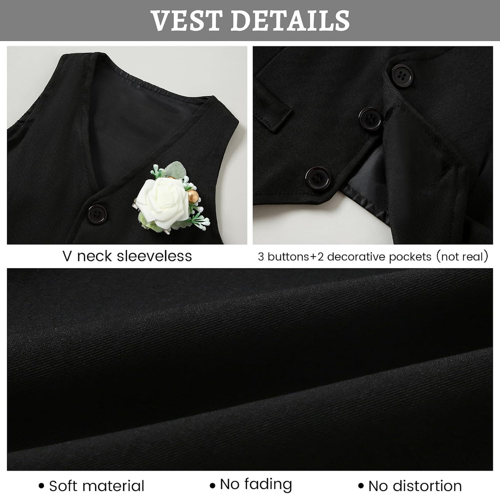 Baby Boy Baptism Outfit Suit Set Christening Formal