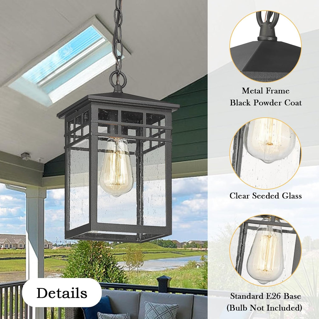 Outdoor Pendant Light Lanterns for Front Porch