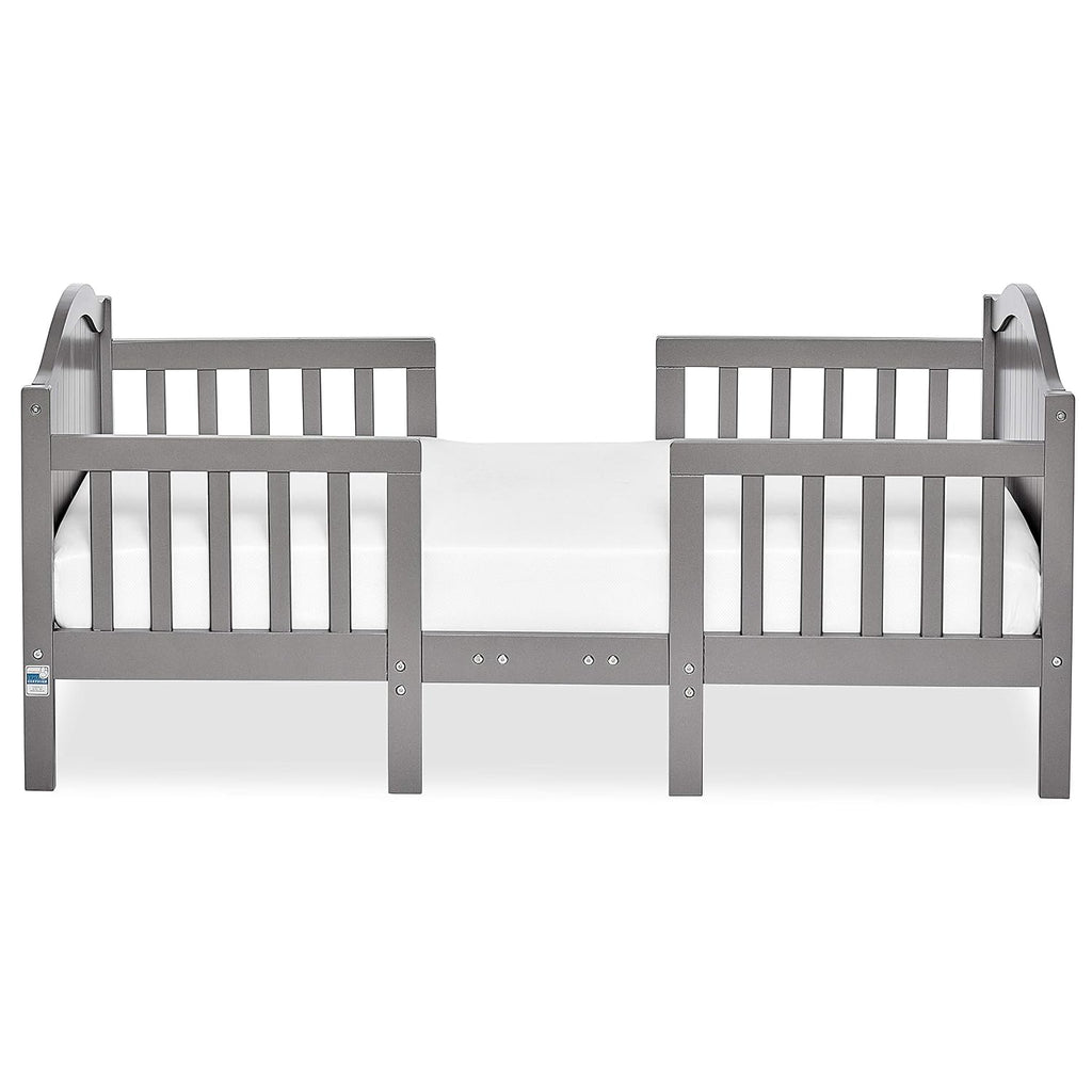 Portland 3-in-1 Convertible Toddler Bed, Converts to 2 Chairs & Table, Low Floor Design with 4 Safety Guard Rails