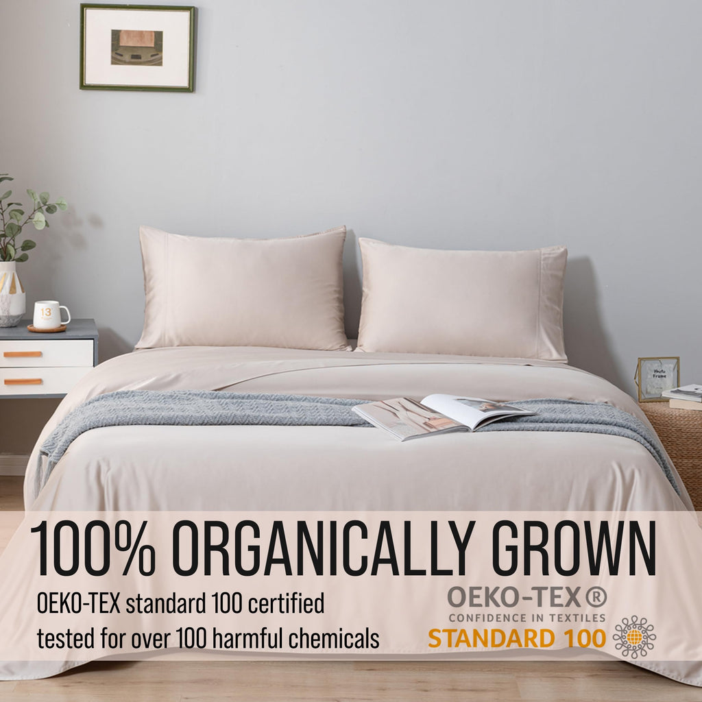 COTERIE Luxury Bamboo Viscose King Size Sheet Set