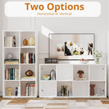 IROCNK Bookshelf, 8-Cube Storage Cube Shelf Organizer