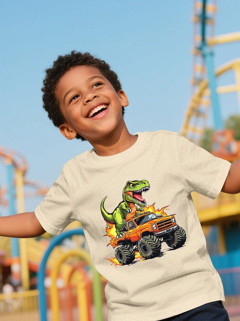 Boys Graphic T-Shirt, Cotton Short Sleeve Shirt for Kid