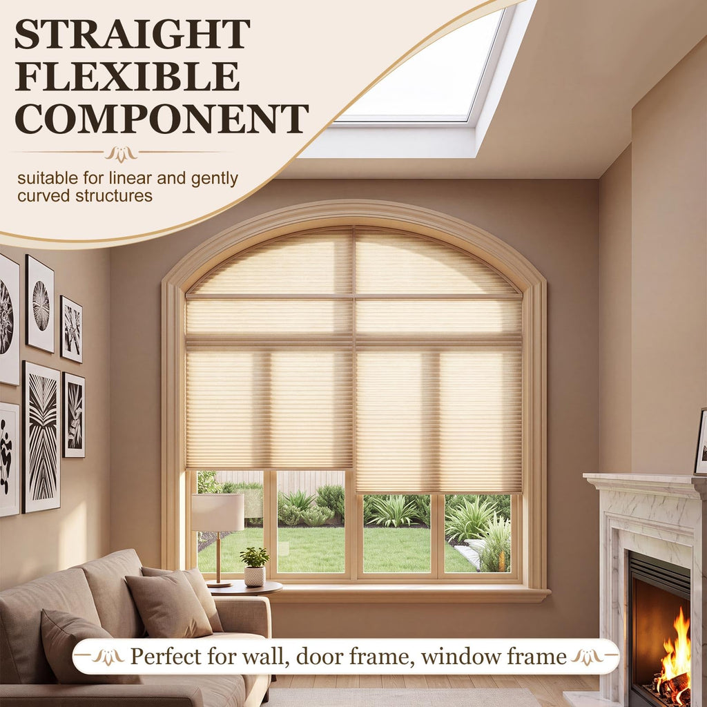 3.5" x 12ft Flexible Molding, Paintable Trim Thick Base Cap Rail
