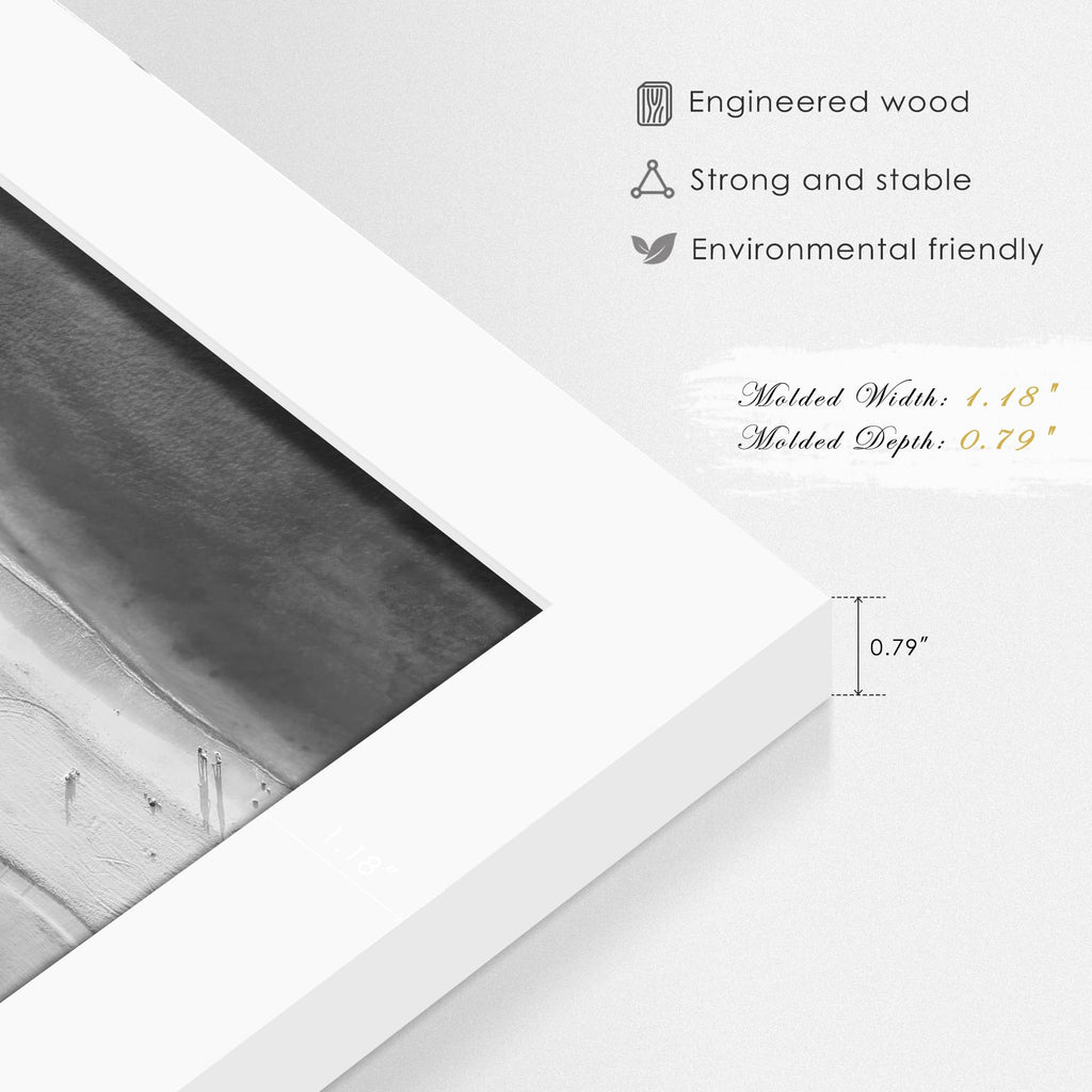 20x24 Picture Frame Set of 2, for Wall Mounting Display, White
