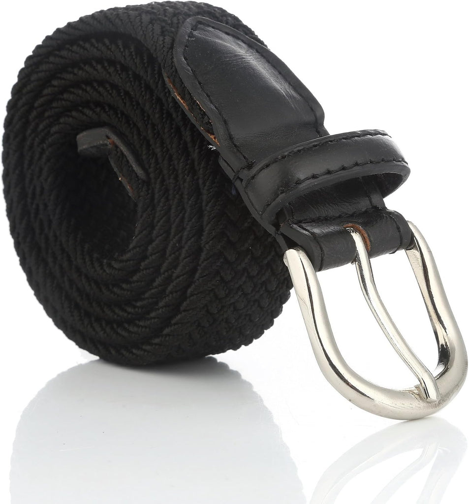 Children's Canvas Elastic Fabric Woven Stretch Braided Belts