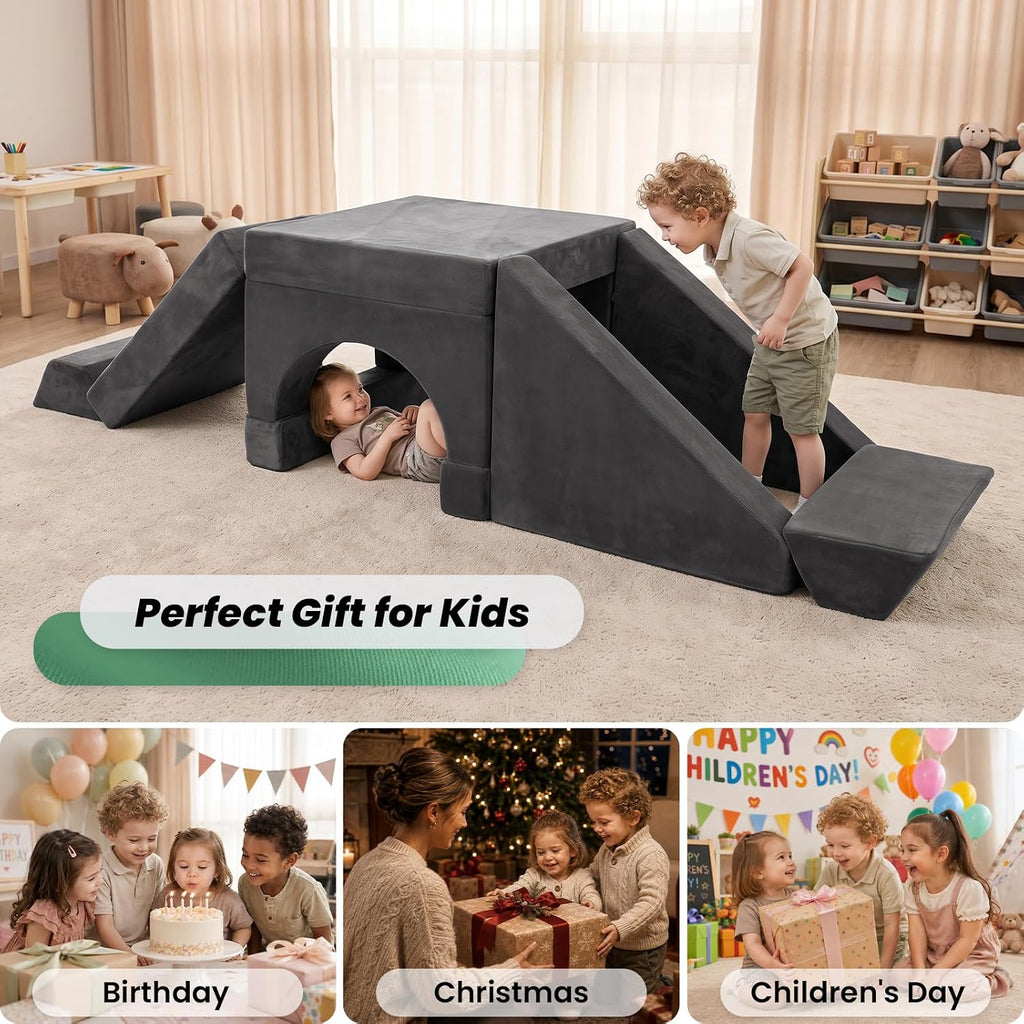 16PCS Modular Kids Play Couch Set, Sectional Sofa for Playroom