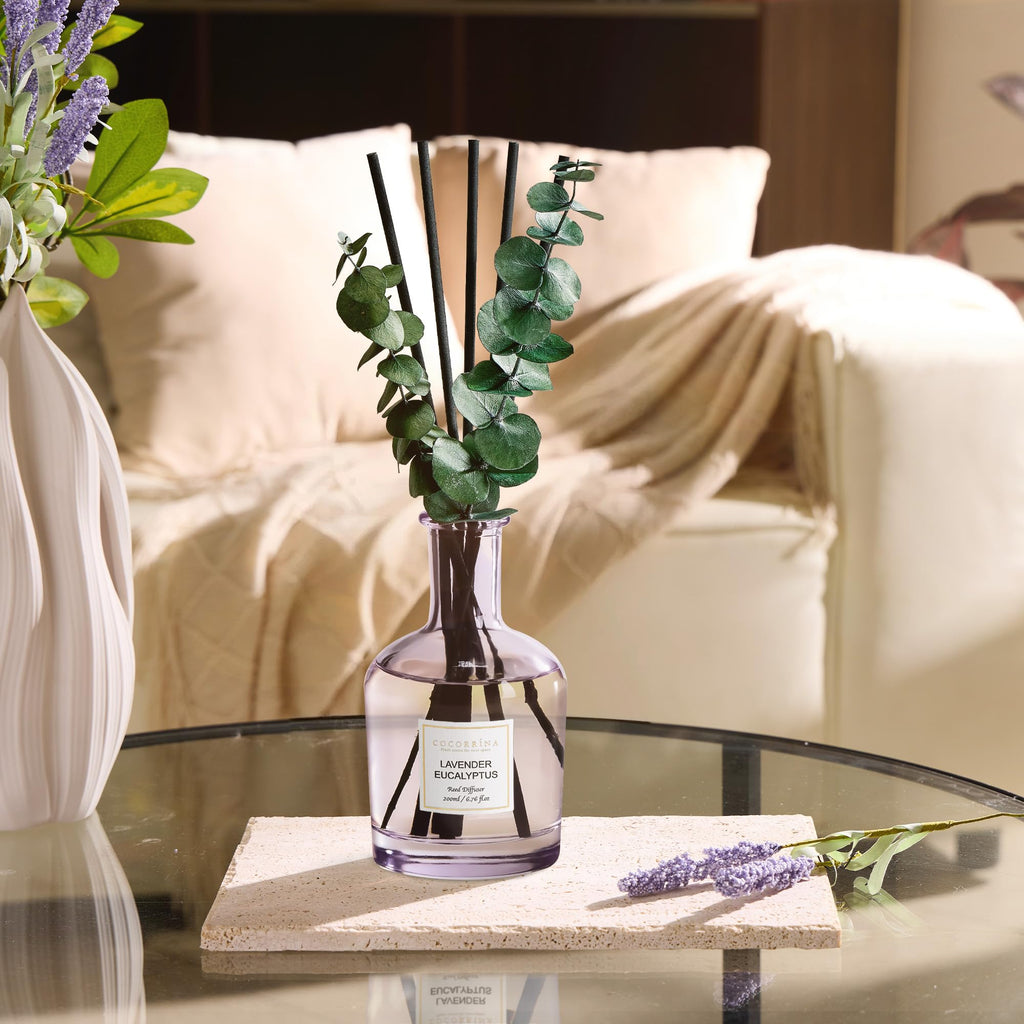 Lavender Eucalyptus Reed Diffuser, 6.76 oz