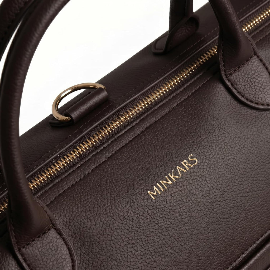 Modern Diaper Bag - Vegan Leather Hospital Bag