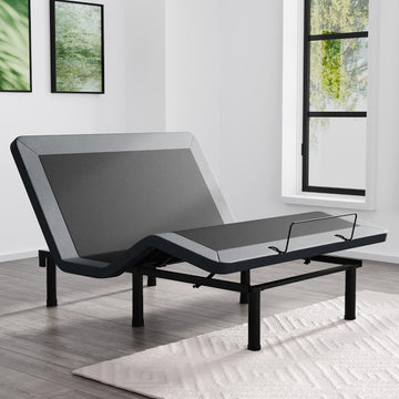 Queen Adjustable Bed Frame with Wireless Remote, Zero Gravity, Head & Foot Incline, Anti-Snore, Memory Presets, Quiet