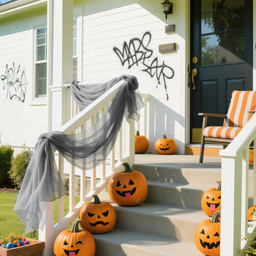 5 Yards Scary Creepy Cloth Halloween Giant Spider Decor Cheesecloth Fabric