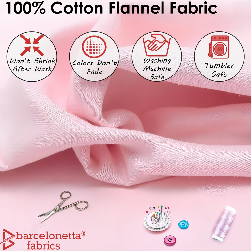 100% Cotton Flannel Fabric | Super Soft | 60" Wide - Medium Weight | Arts & Crafts | for Sewing (Burg Charcoal
