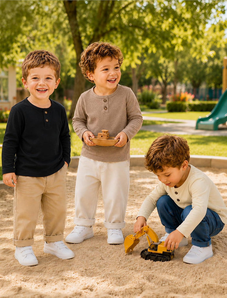 Toddler Boy Clothes Boys Long Sleeve Shirts Henley T Shirts