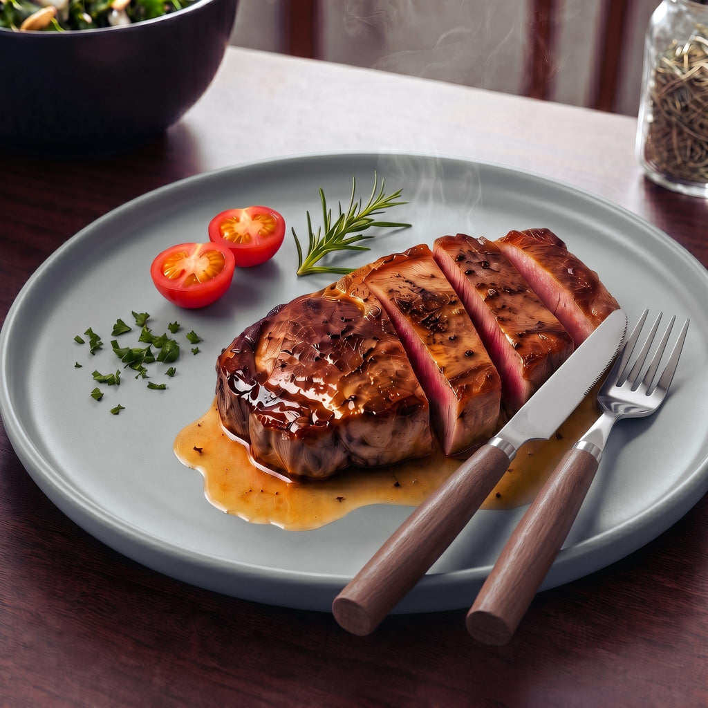 Stoneware Dinnerware Sets Service for 4, 12 pcs Plates and Bowls Set
