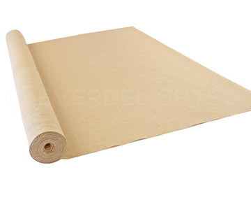36" Premium Burlap Roll - 25 Yards - No-Fray Finished Edges