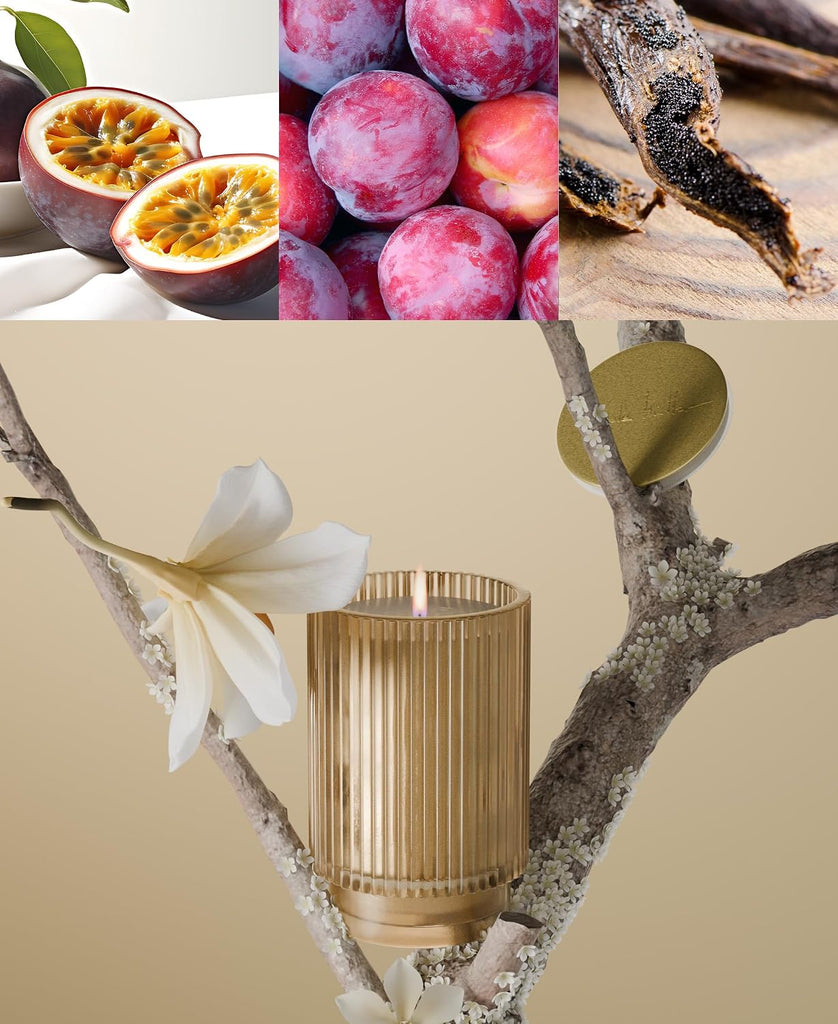 Nicole Miller Soy Blend Wax Candle, Vanilla Blossom, 12.5 oz. - Set of 125