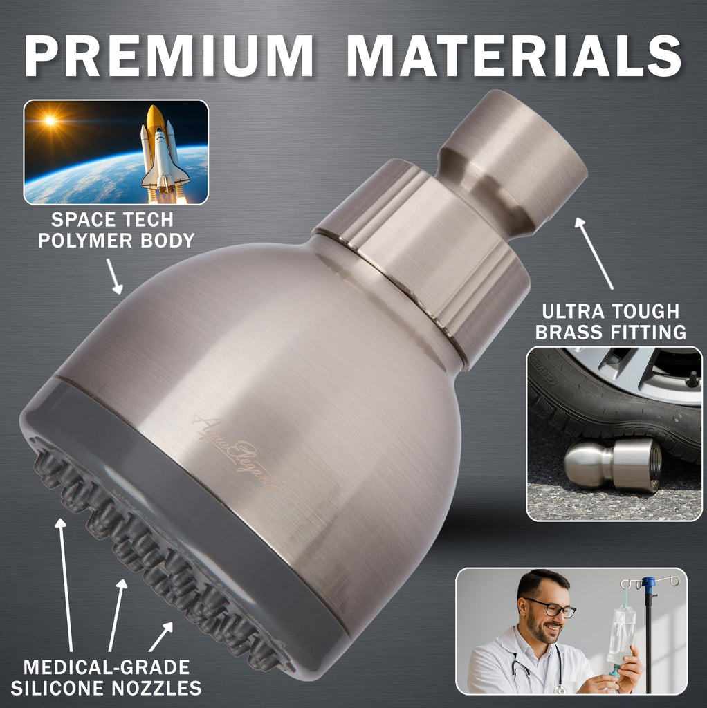 High Pressure Shower Head - 1.8 GPM - Brushed Nickel