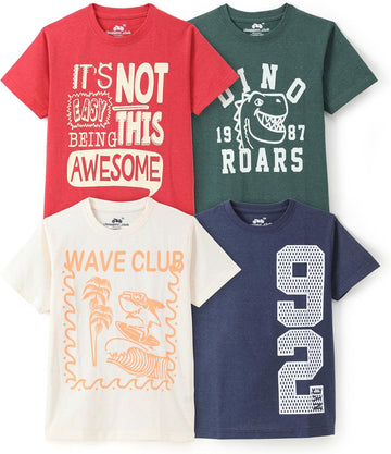 Boys T Shirts Multi-Pack Regular Fit Tees for Boys (Sizes US )