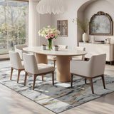 Living Room Rug Washable Abstract Rugs with Non-Slip Backing Low Pile Area Rug for Living Room, Bedroom, Dining Room