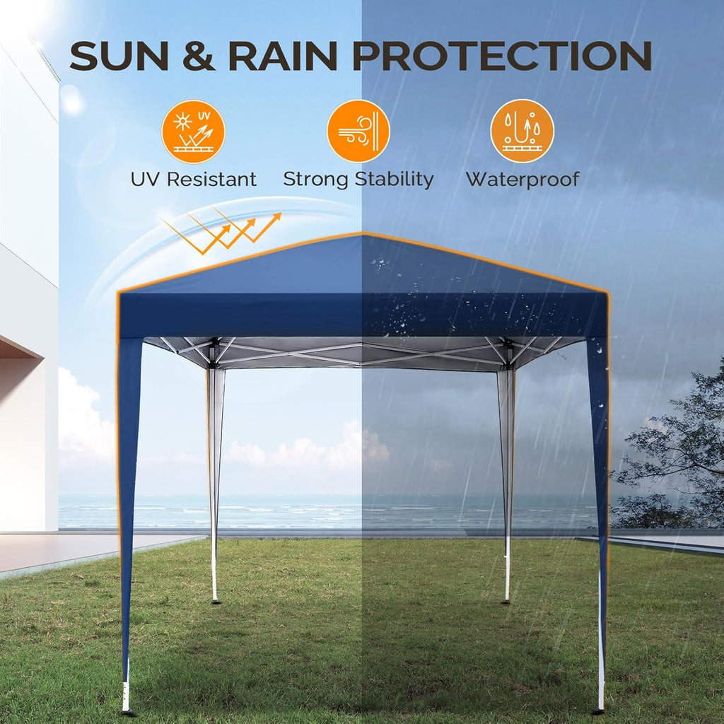 10x10 Pop Up Canopy Tent with Sidewalls, Outdoor Gazebo Canopy Tent