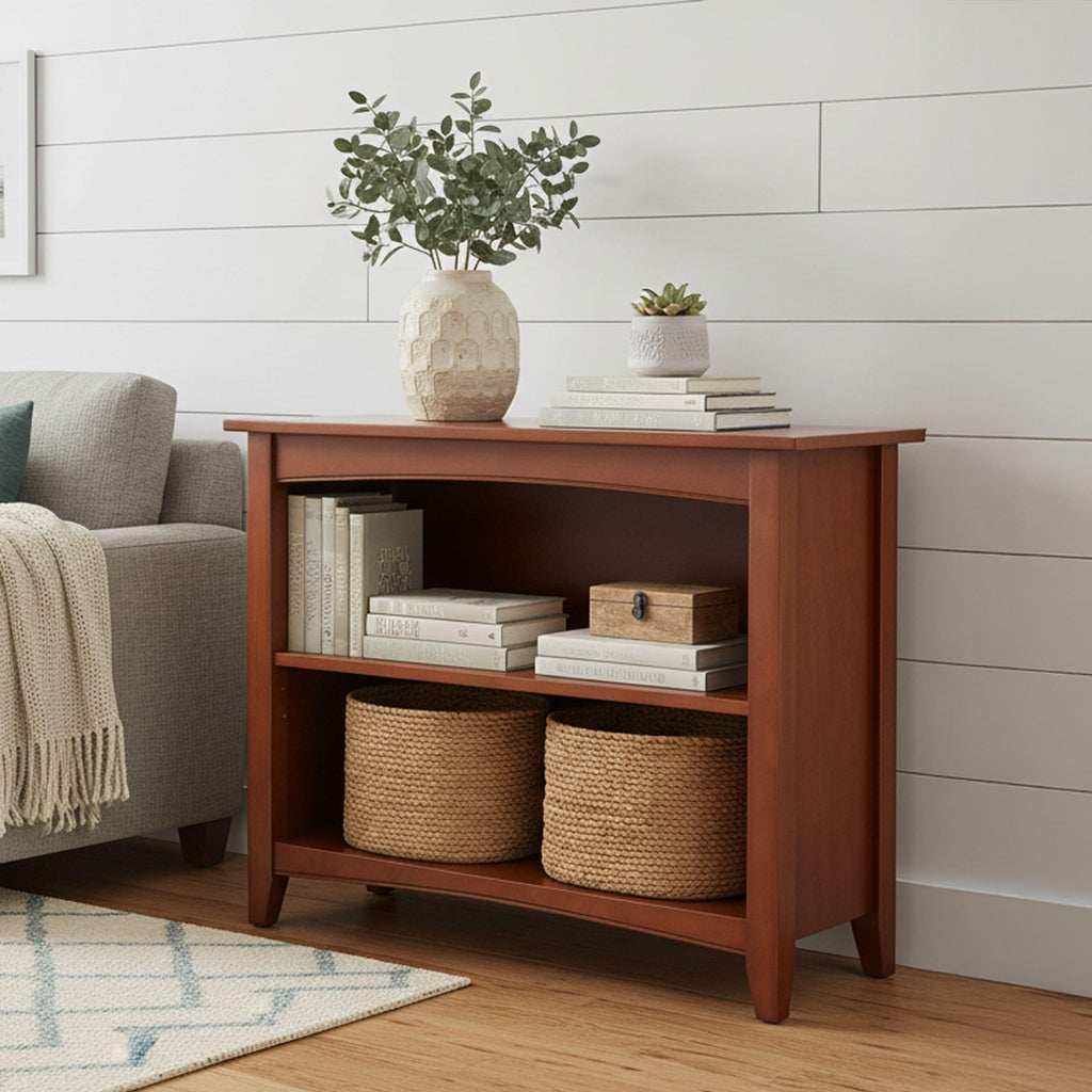 Shaker Cottage Bookcase, Cherry, 36" x 14" x 30"