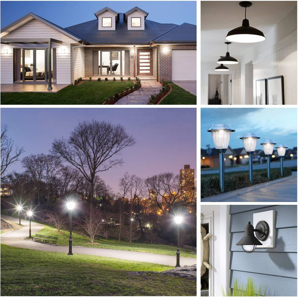 Dusk to Dawn Light Bulbs Outdoor, 11W Automatic On/Off Sensor Light Bulbs