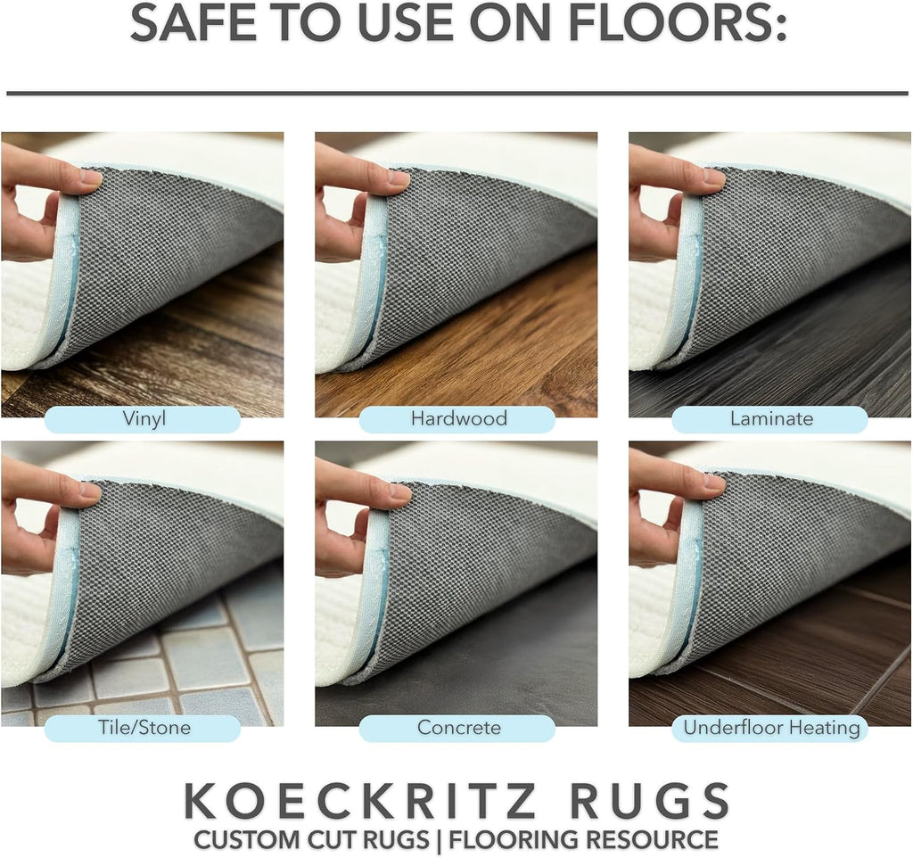 Duo-Lock Felt & Rubber Non-Slip Rug Pad, 8' x 10'