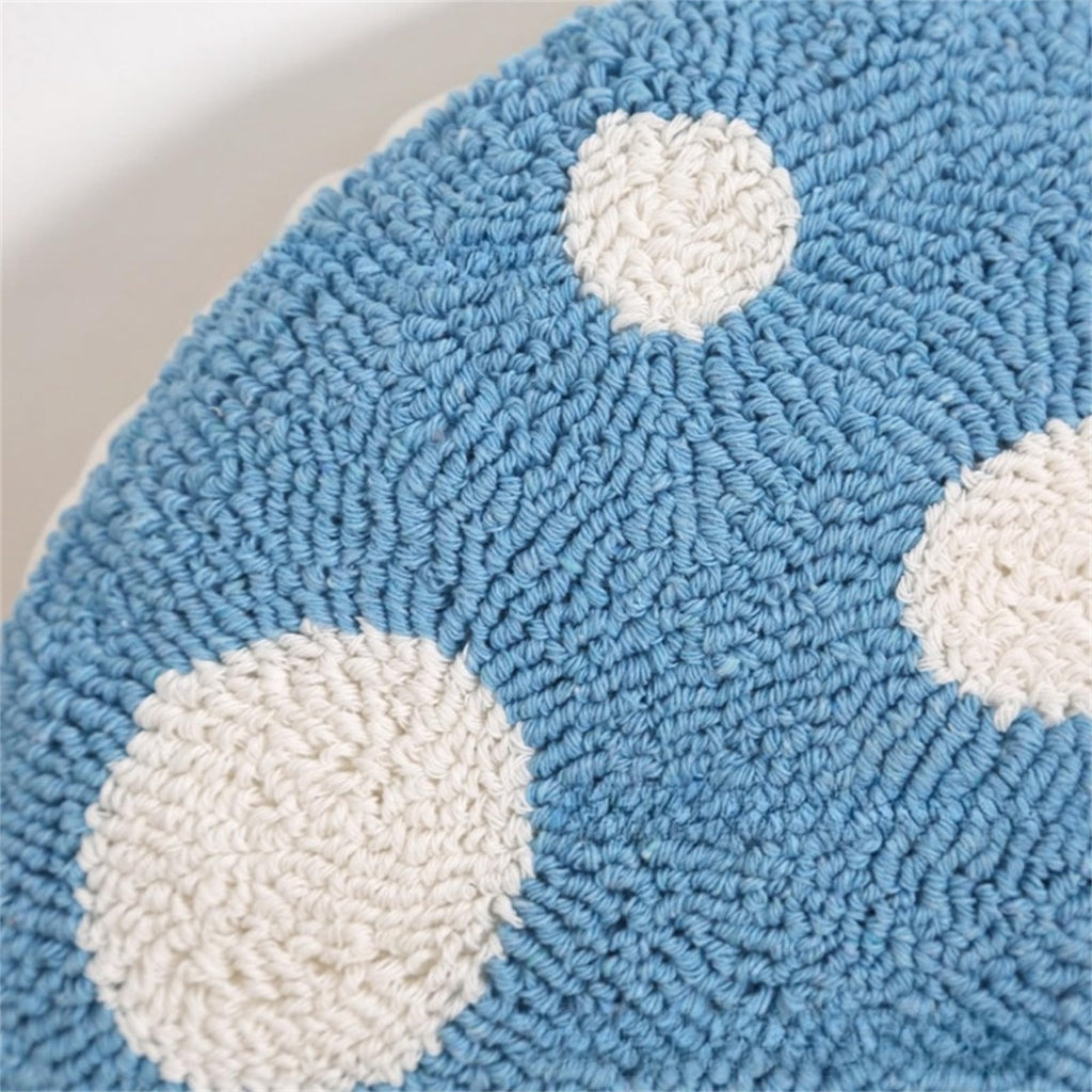 Mushroom Floor Pillow, Plush, Orange, 13.3in*12.9in