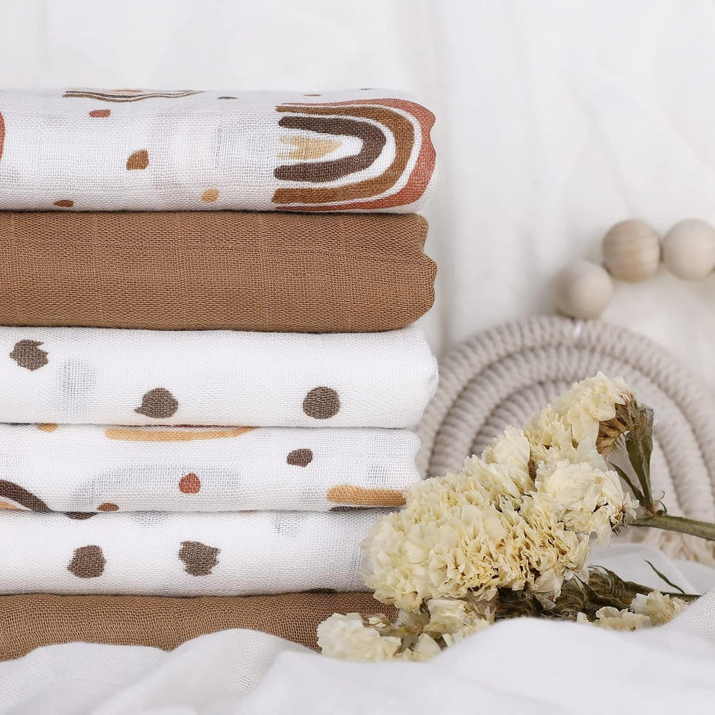 Receiving Blankets Muslin Swaddle Blanket for Newborn Girl Boy