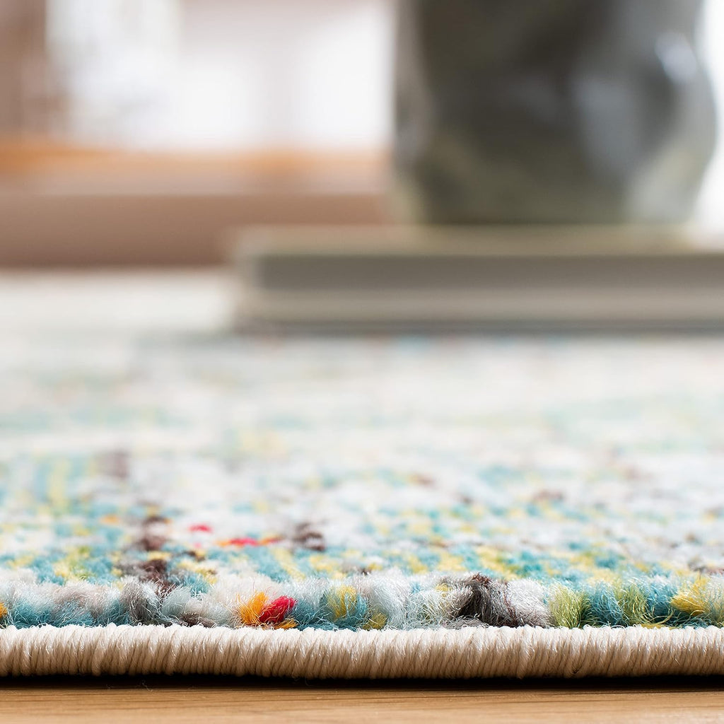 Madison X-Large Area Rug - 12' x 15', Green & Turquoise, Modern Abstract Design, Non-Shedding & Easy Care
