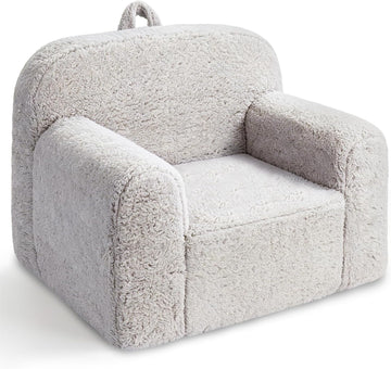 23" Kids Chair & Couch with Washable Sherpa Cover, Birthday Gifts