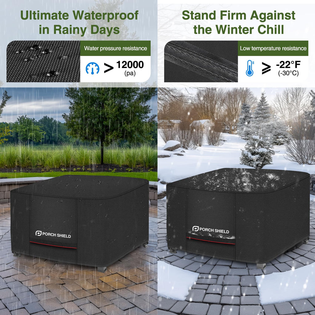 Square Patio Fire Pit Cover 28 x 28 inch