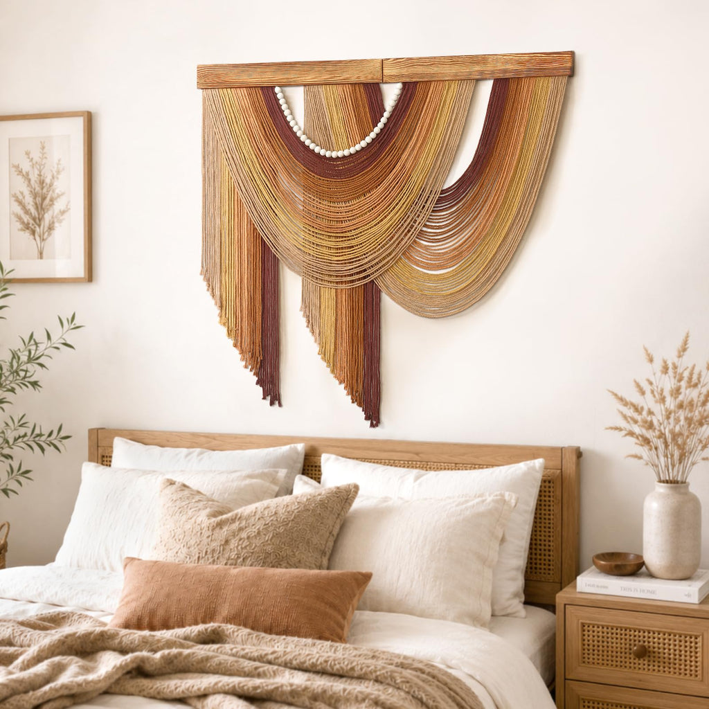 Large Macrame Wall Hanging Boho Tapestry Macrame Wall Art Decor