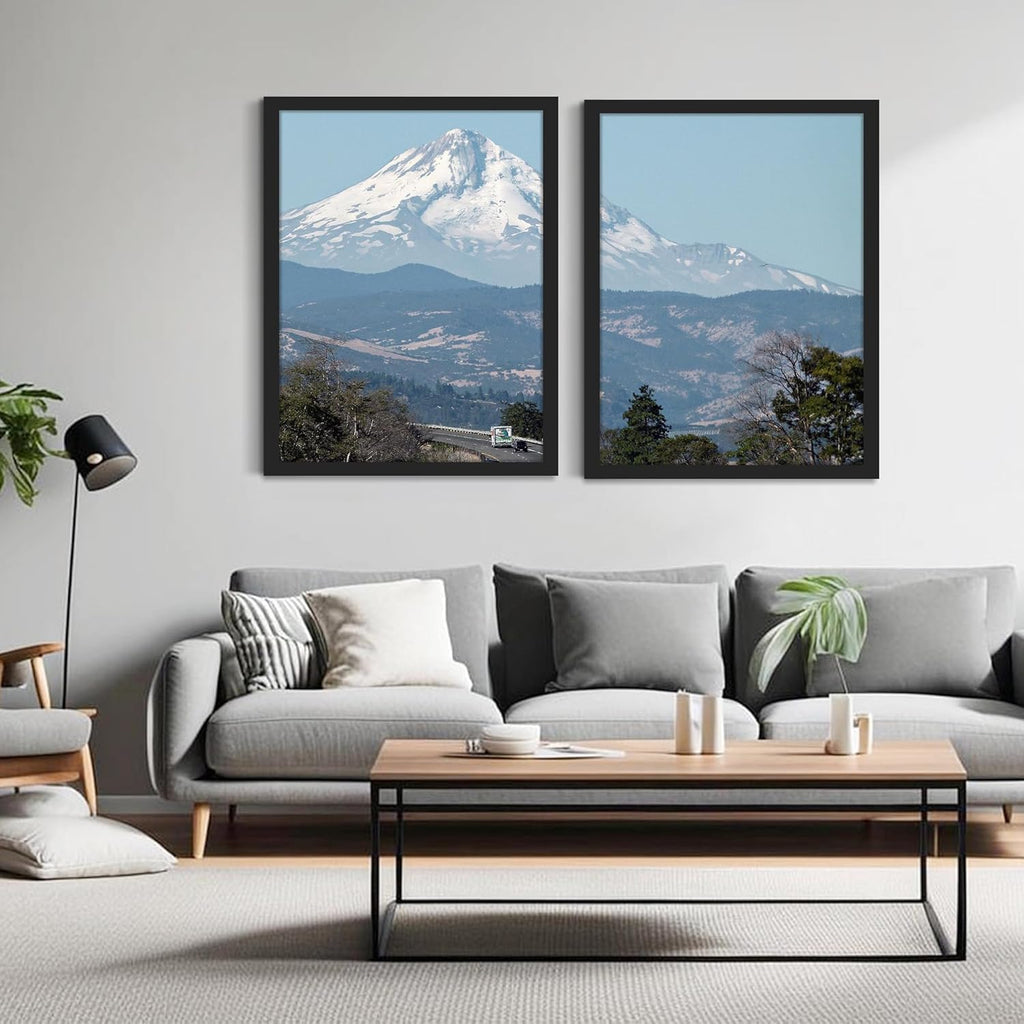 24x36 Poster Frame Black, with Plexiglass and Wall Mounting, 1 Pack | Poster Frames 24 x 36 inches or 24x36 Picture