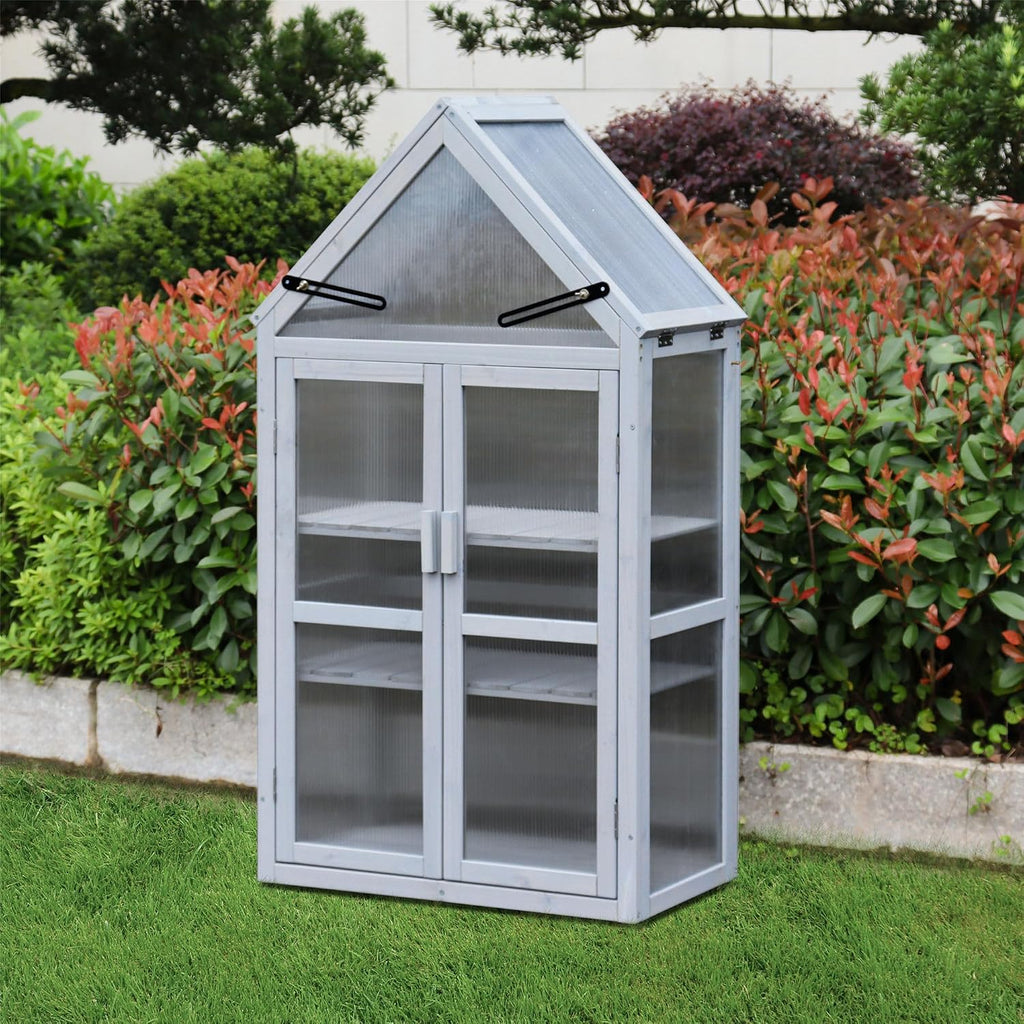 Mini Greenhouse Kit - Outdoor Plant Stand, Plant Stand Indoor, Green Houses for Outside, Indoor Garden & Patio