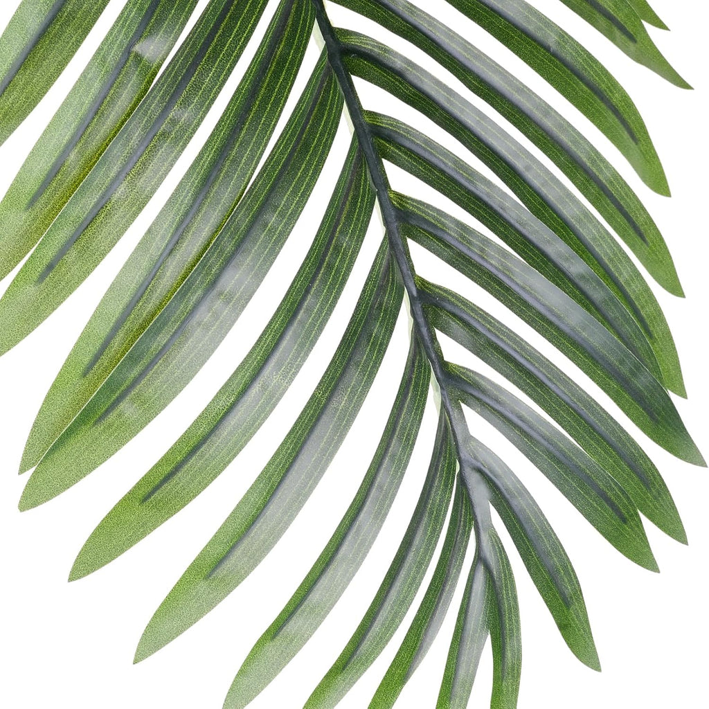 5ft Artificial Palm Tree Indoor Plant,Triple Faux Tropical Areca Floor Plant in Pot,Artificial Plants with Lifelike