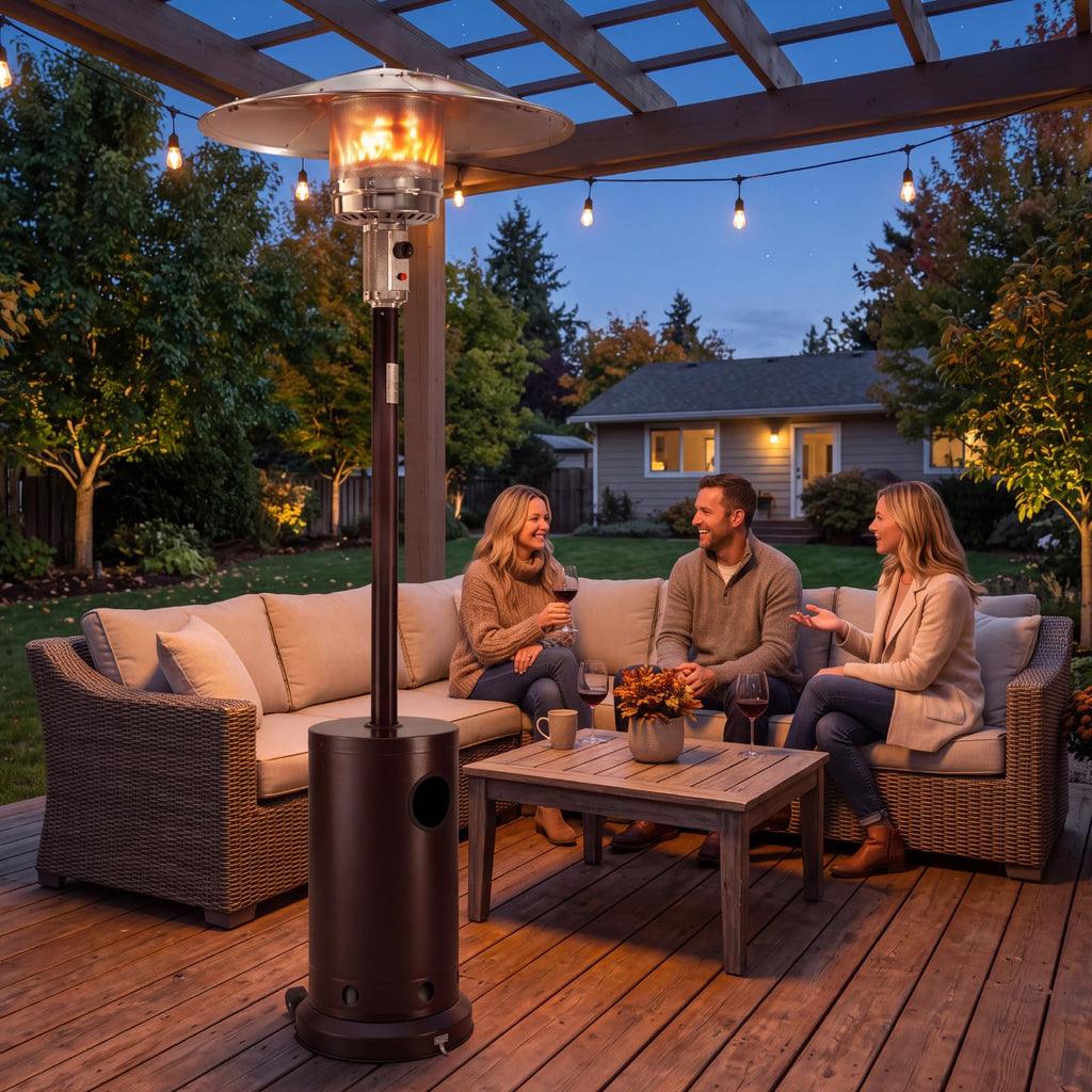 48, 000 BTU Propane Patio Heater with Sandbox for Outdoor Use
