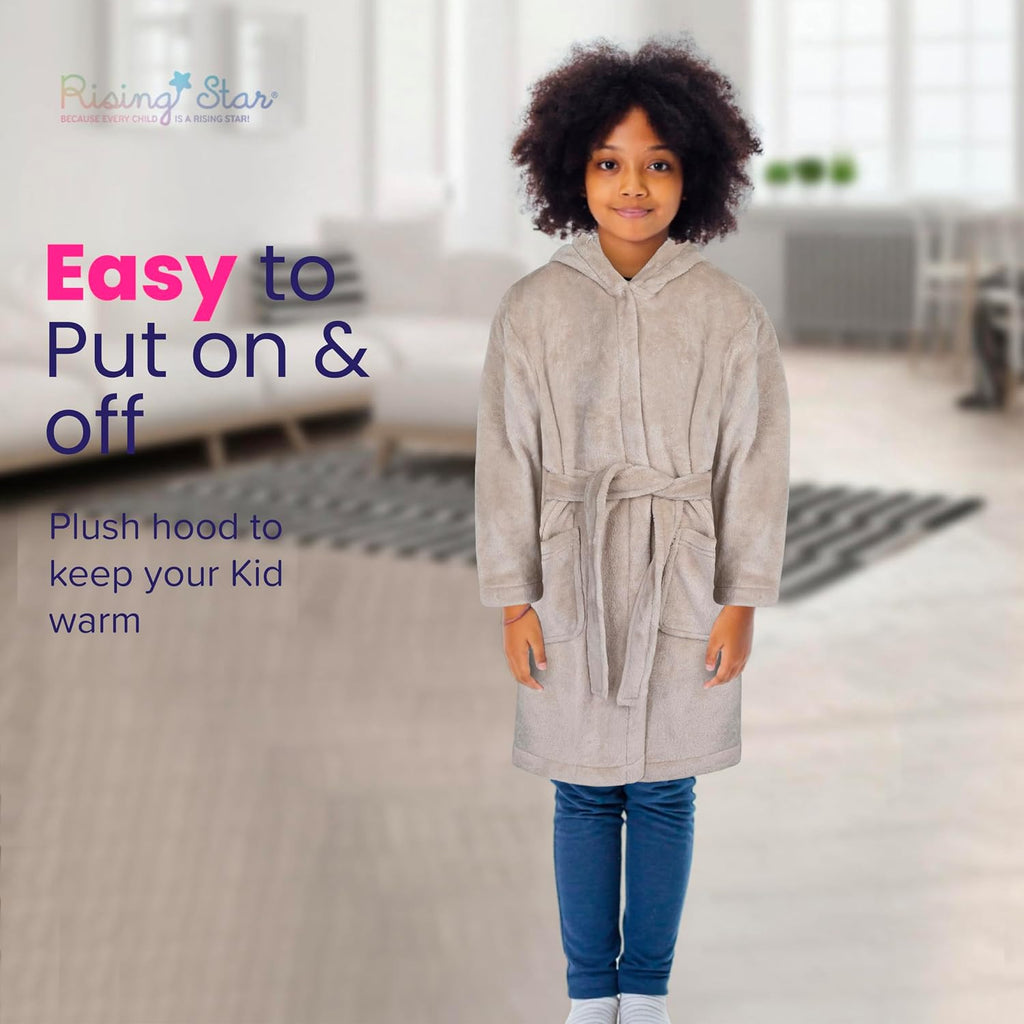 Baby Toddler Robe Or Kids Robe for Girls and Boys - Kids & Baby Bath Robe Spa Set with Washcloth or Slippers