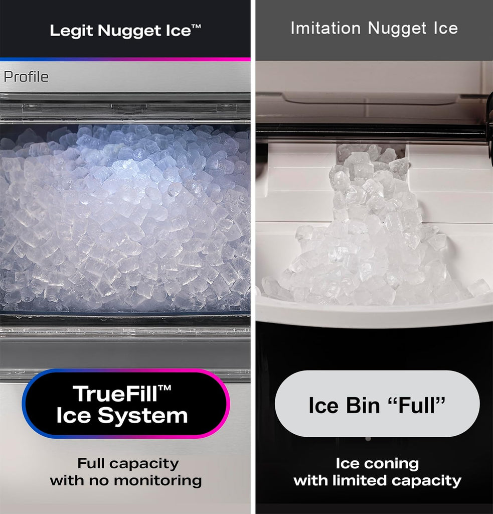 2.0 with 0.75 Gallon Tank, Chewable Crunchable Countertop Nugget Ice Maker, Scoop included, 38 lbs in 24 hours