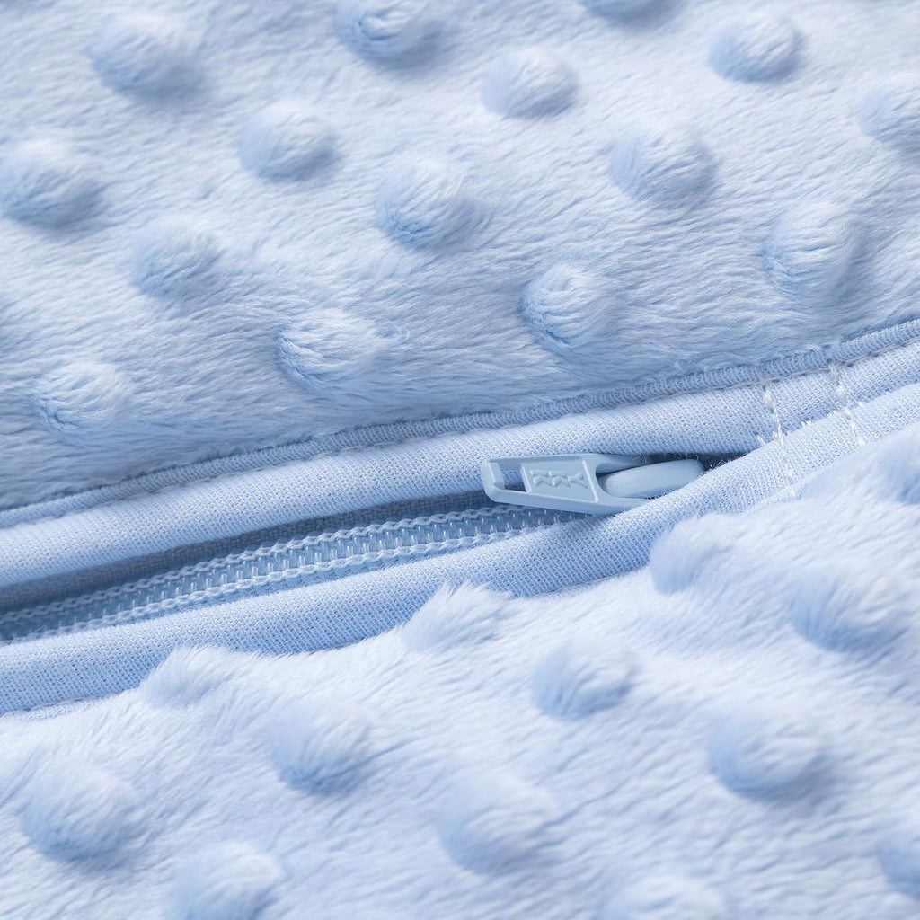 Very Warm 2.5 Tog Quilted Winter Model Baby Sleep Bag or Sack, Plush Minky Dot for Infants and Toddlers