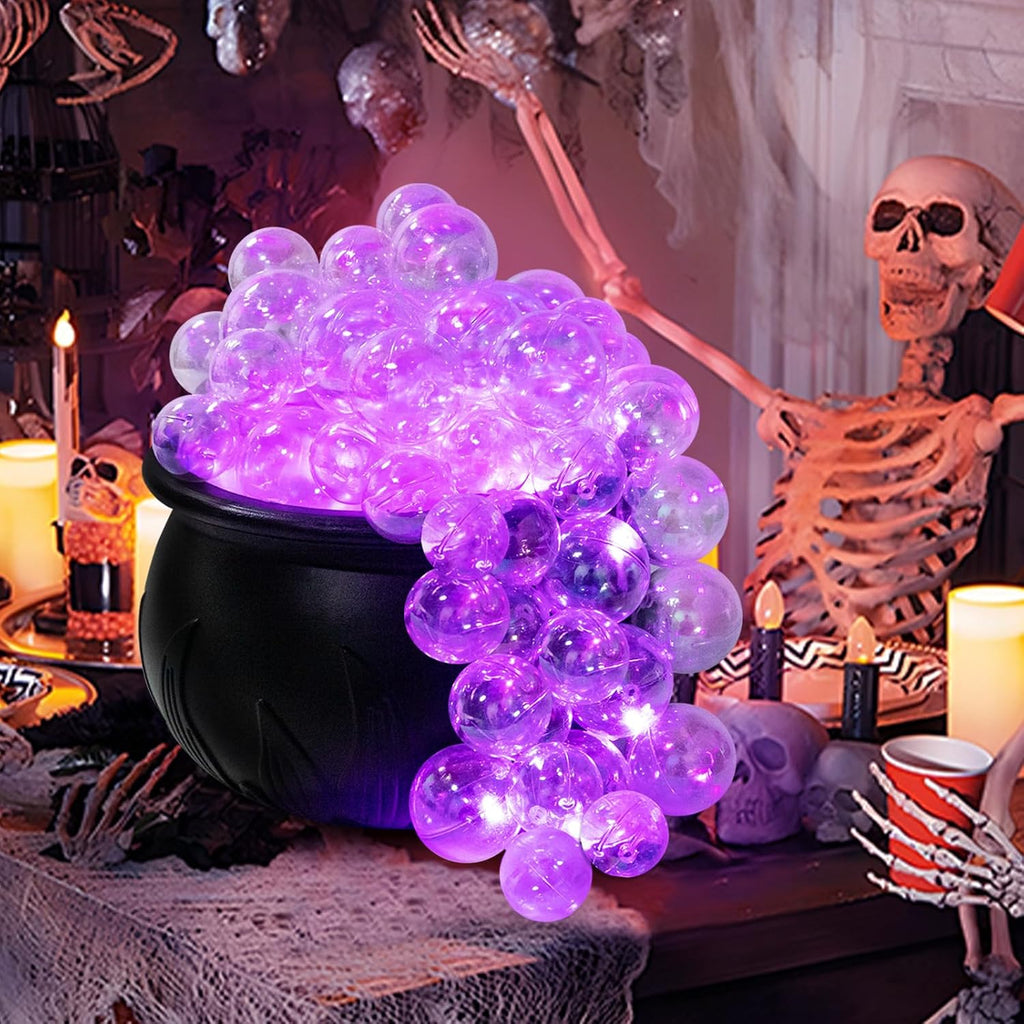 Halloween Decorations Indoor - DIY Bubbling Cauldron Set Decor