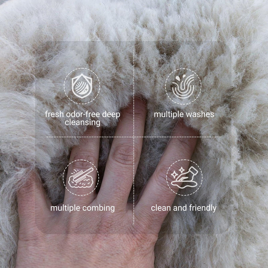 100% Wool Throw Blanket with Tassel Fringe Soft Temperature-Regulating