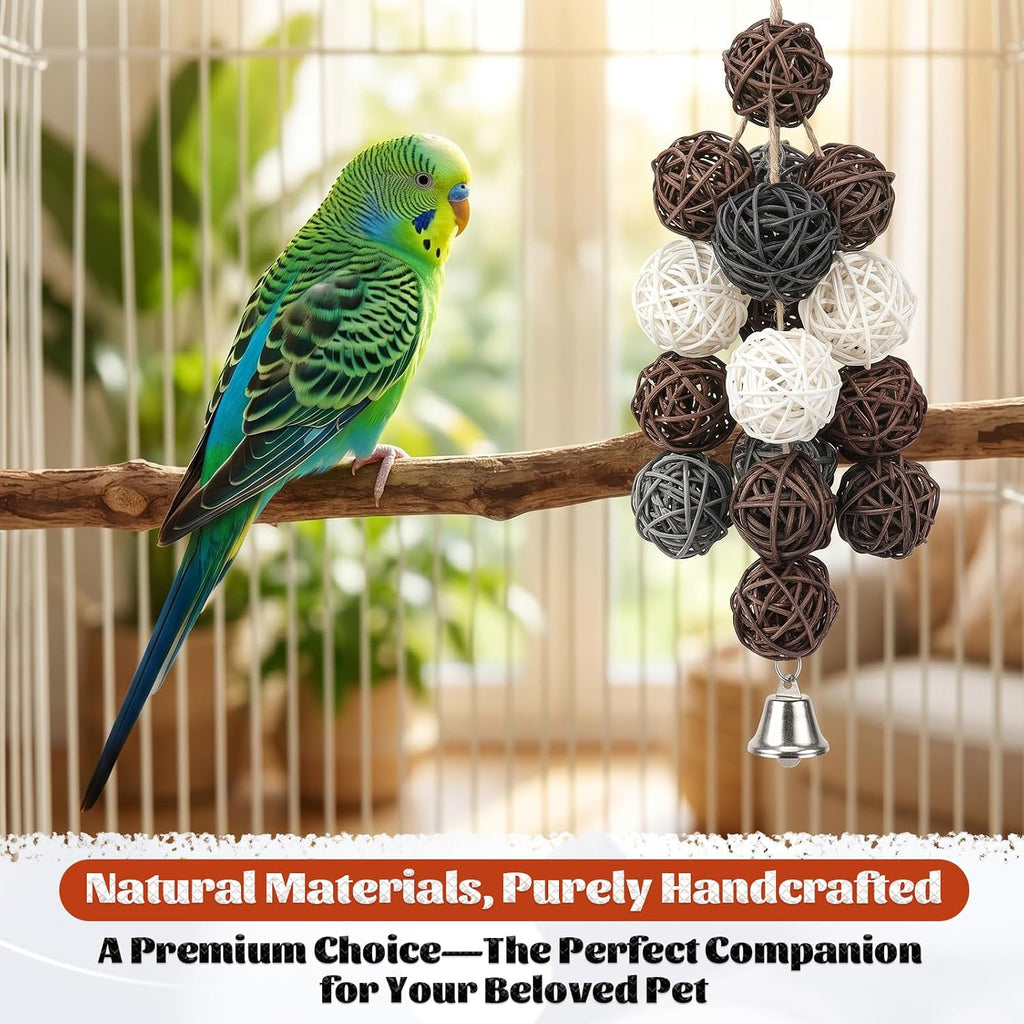Decorative Balls for Bowls Centerpiece, Natural Decorative Wicker Rattan Balls Wicker Rattan-Balls Centerpiece - Set of 72